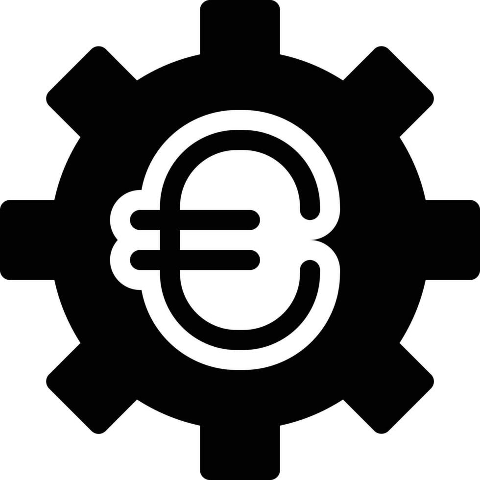 illustrazione vettoriale dell'euro su uno sfondo. simboli di qualità premium. icone vettoriali per il concetto e la progettazione grafica.