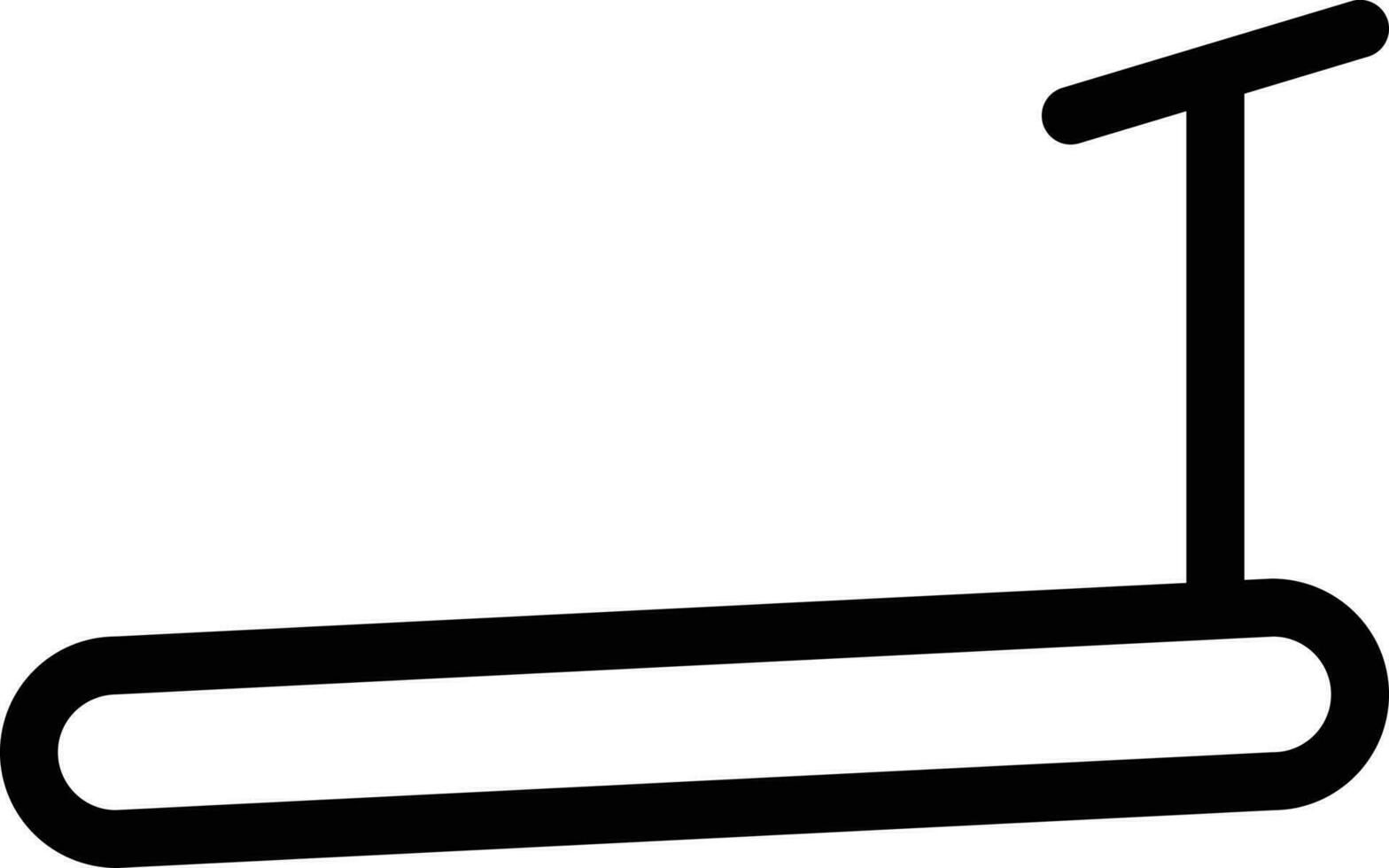 illustrazione vettoriale del tapis roulant su uno sfondo. simboli di qualità premium. icone vettoriali per il concetto e la progettazione grafica.
