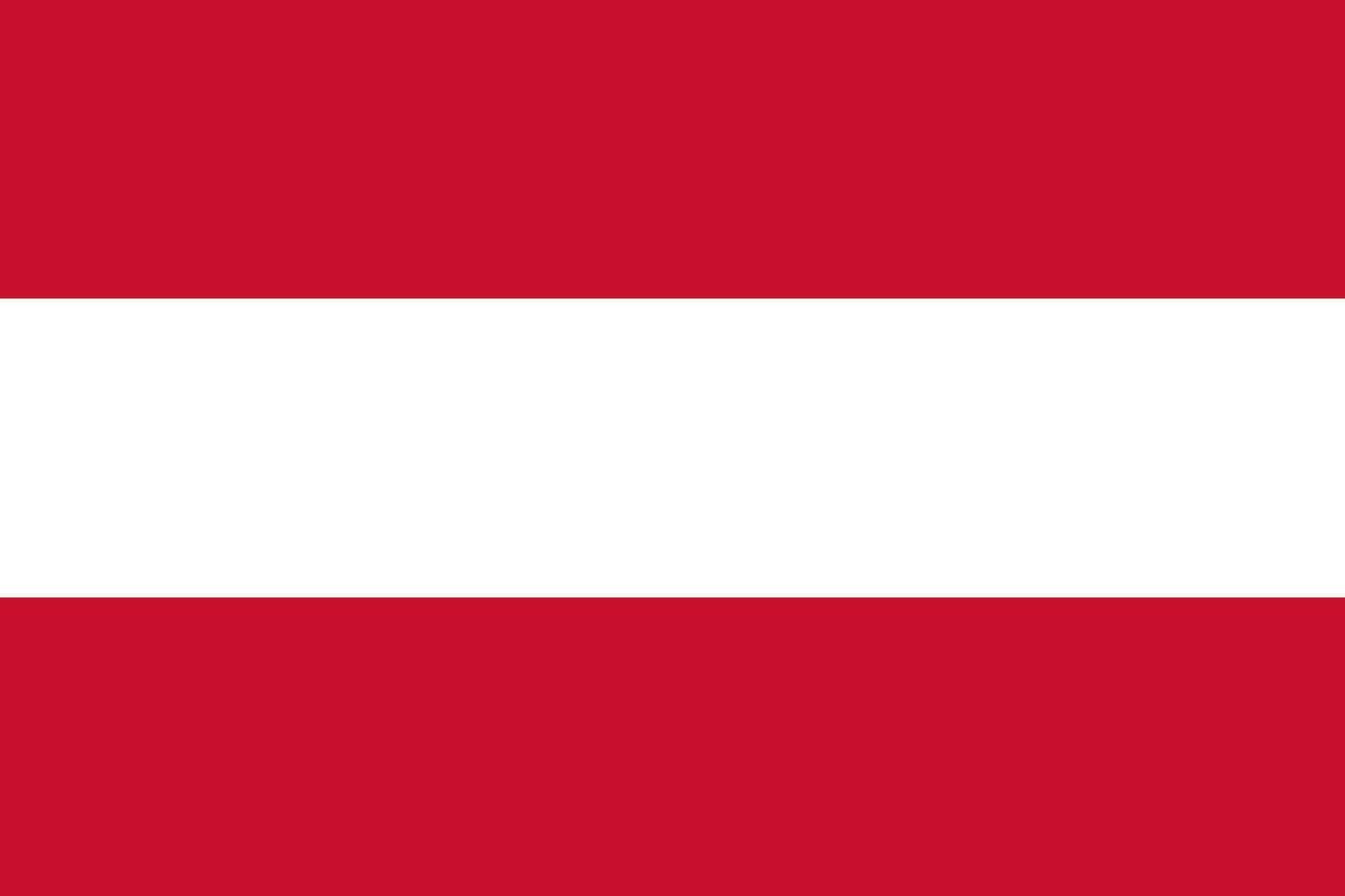 bandiera austriaca, colori ufficiali e proporzione. illustrazione vettoriale. vettore
