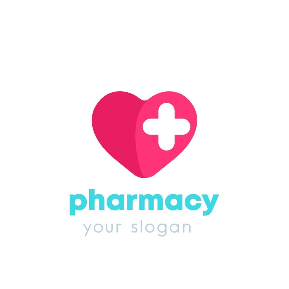 farmacia, logo farmacia, vettore