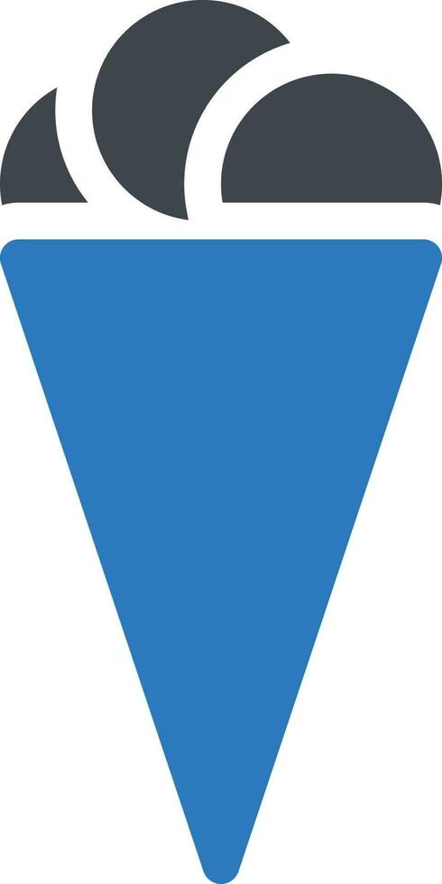 illustrazione vettoriale del cono su uno sfondo simboli di qualità premium. icone vettoriali per il concetto e la progettazione grafica.