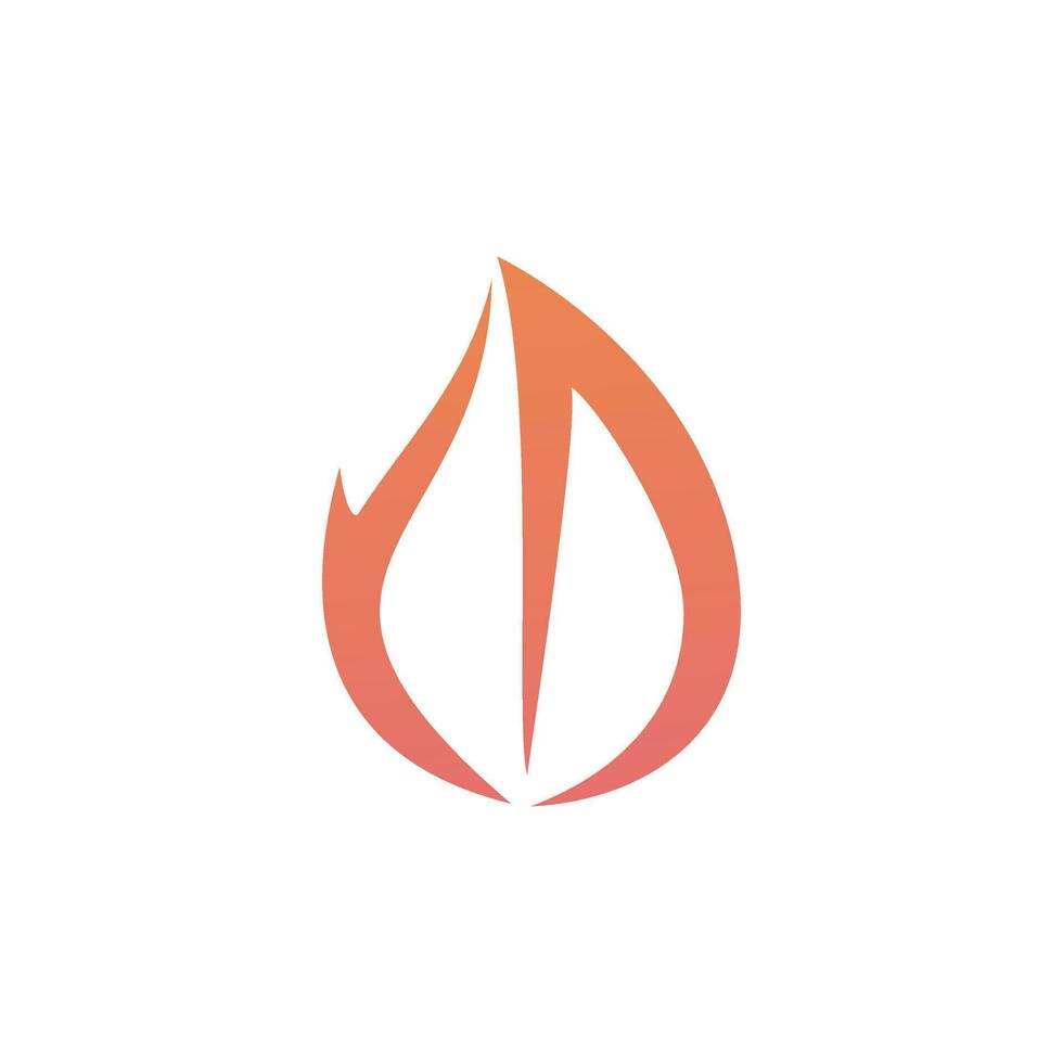 candela arredamento con lettera c e d fuoco logo icona vettore illustrazione