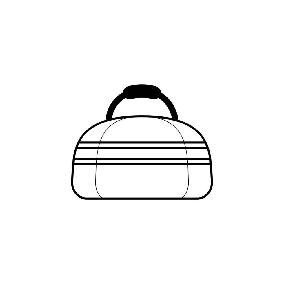 le signore borsetta vettore icona illustrazione