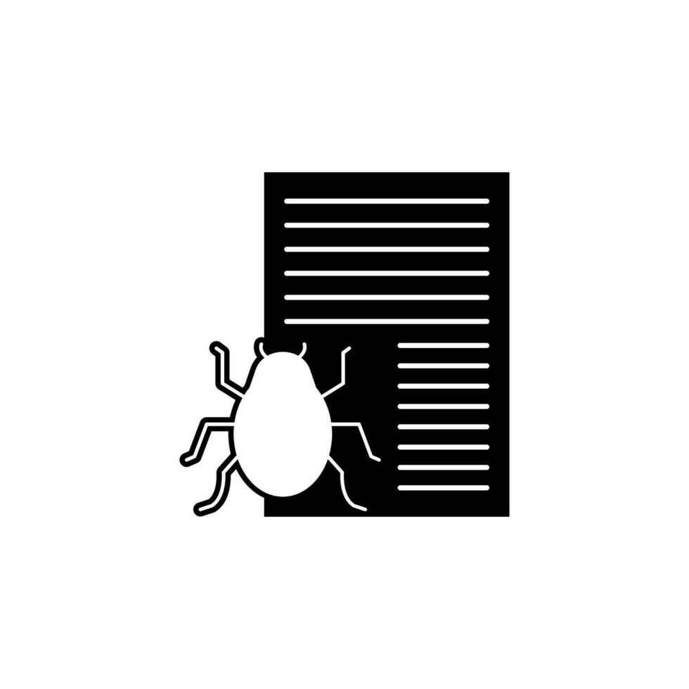 stringhe, insetto vettore icona illustrazione