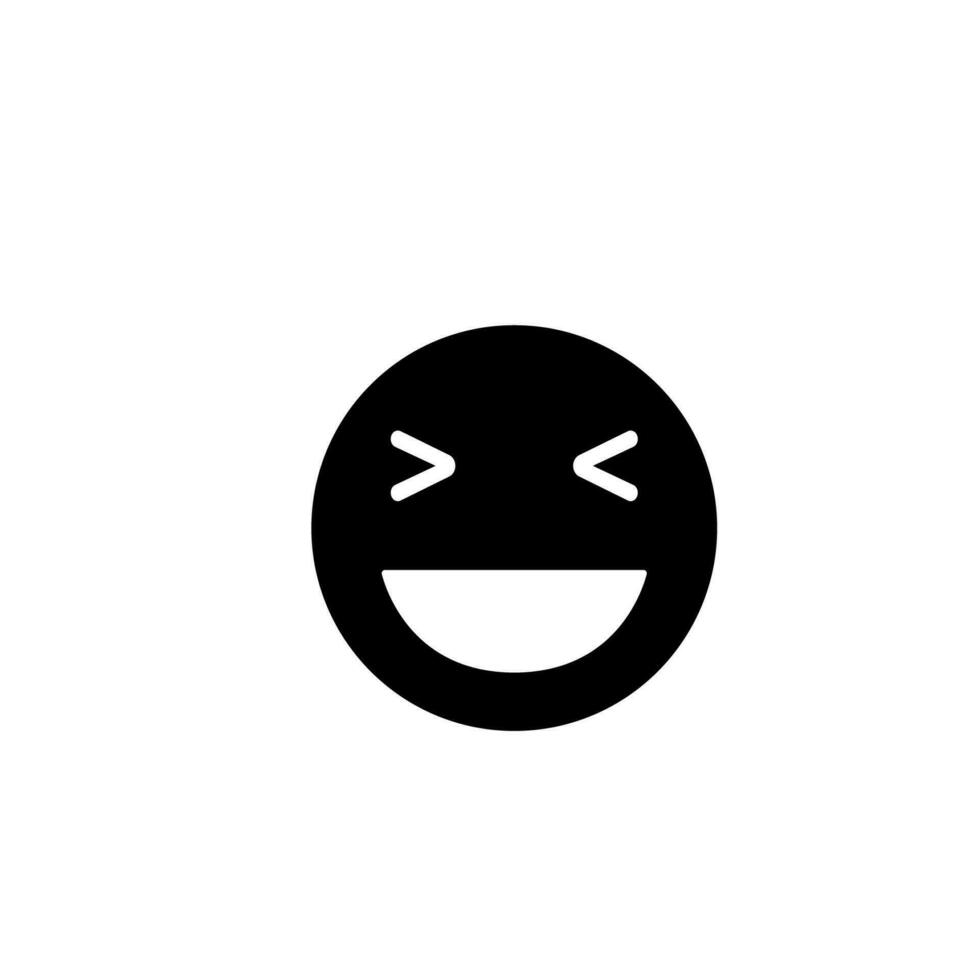 emoji gioia vettore icona illustrazione