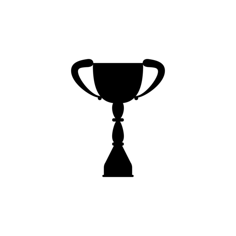 vincitore trofeo tazza vettore icona illustrazione