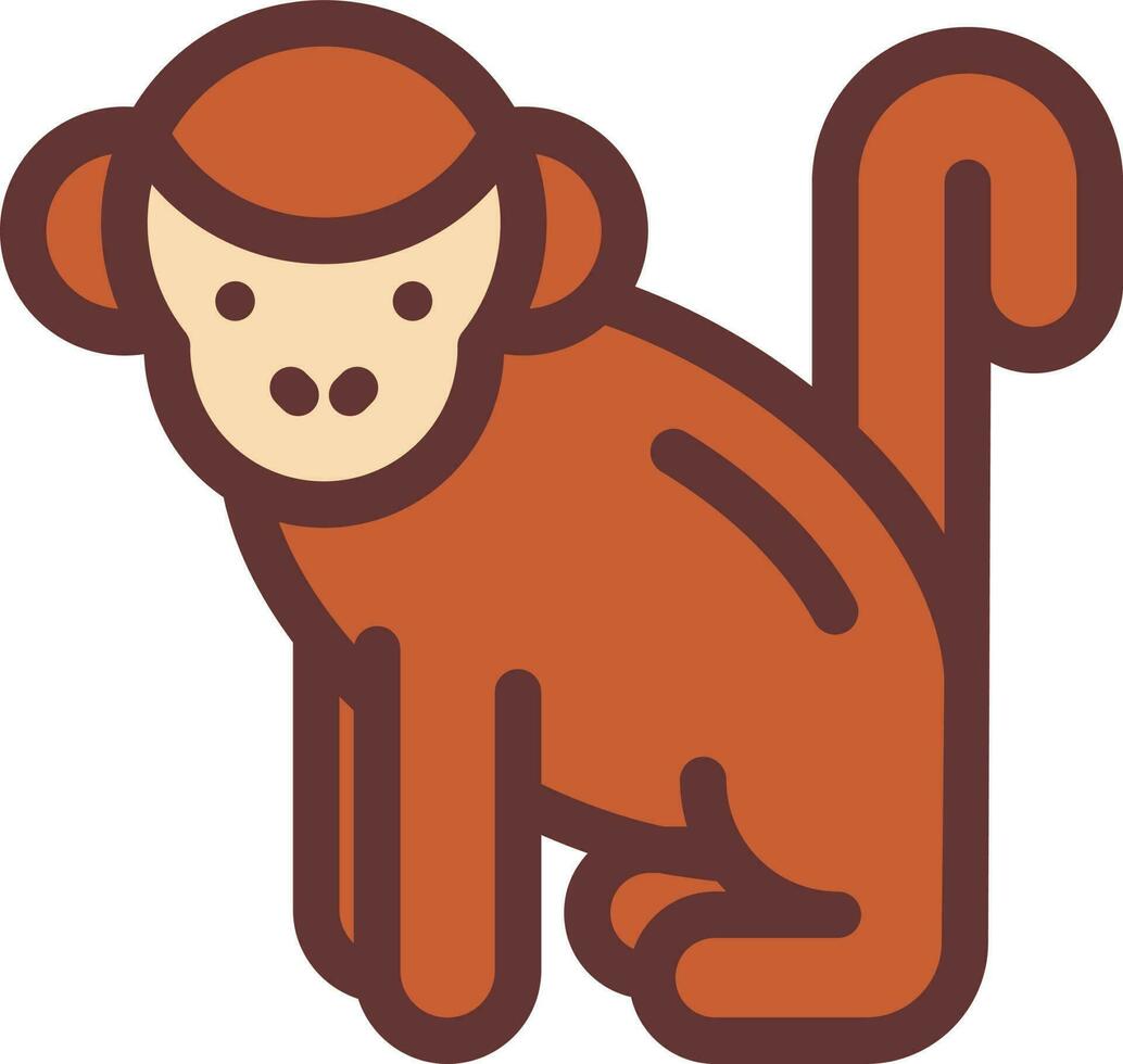vettore dell'illustrazione della scimmia