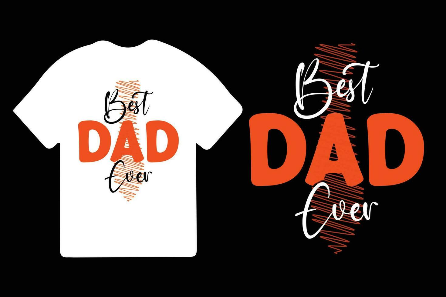 design della maglietta per la festa del papà felice vettore