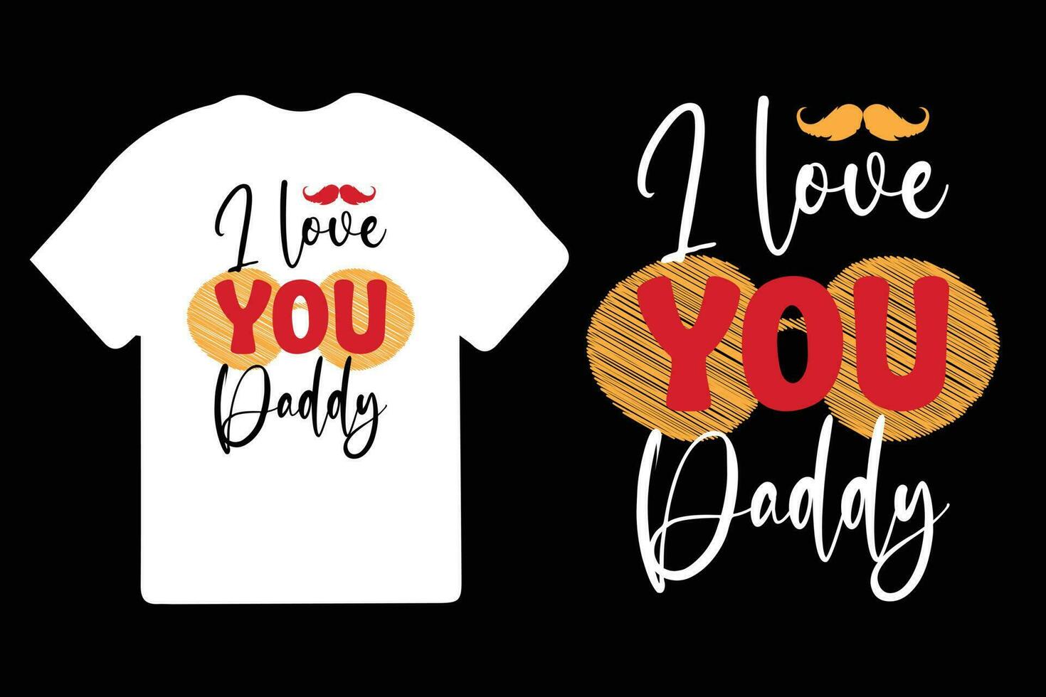 design della maglietta per la festa del papà felice vettore