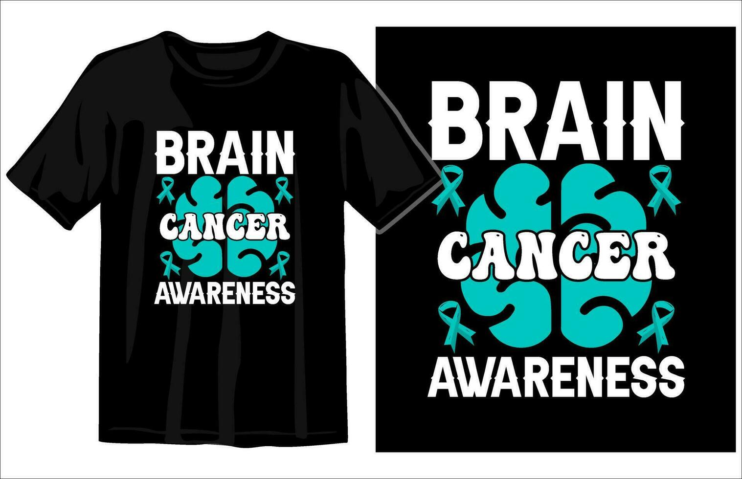 cervello cancro consapevolezza maglietta, cancro consapevolezza maglietta Stampa modello, combattimento consapevolezza maglietta disegno, mondo multiplo sclerosi giorno maglietta, leucemia consapevolezza maglietta vettore
