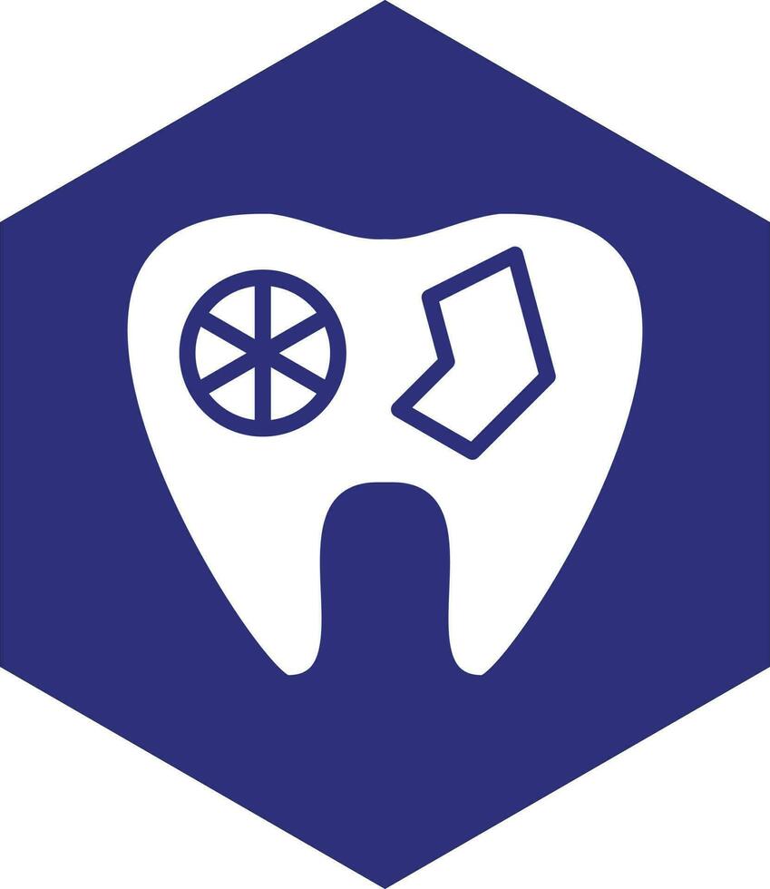dente infezione vettore icona design