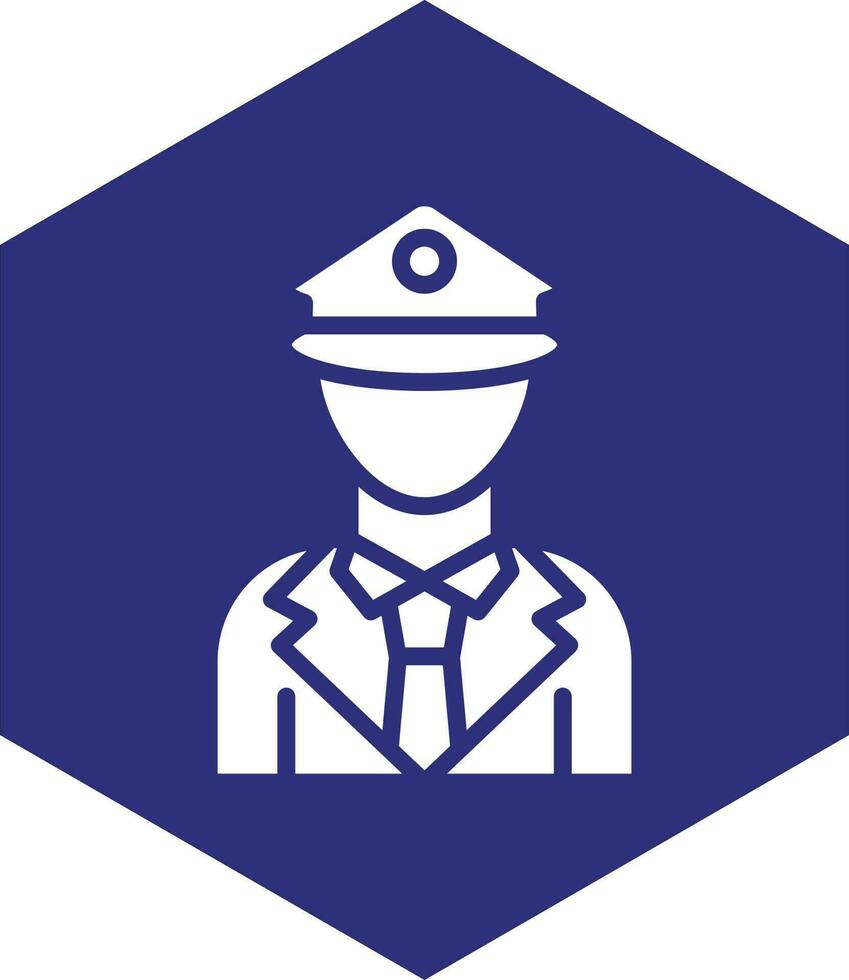 polizia ufficiale vettore icona design