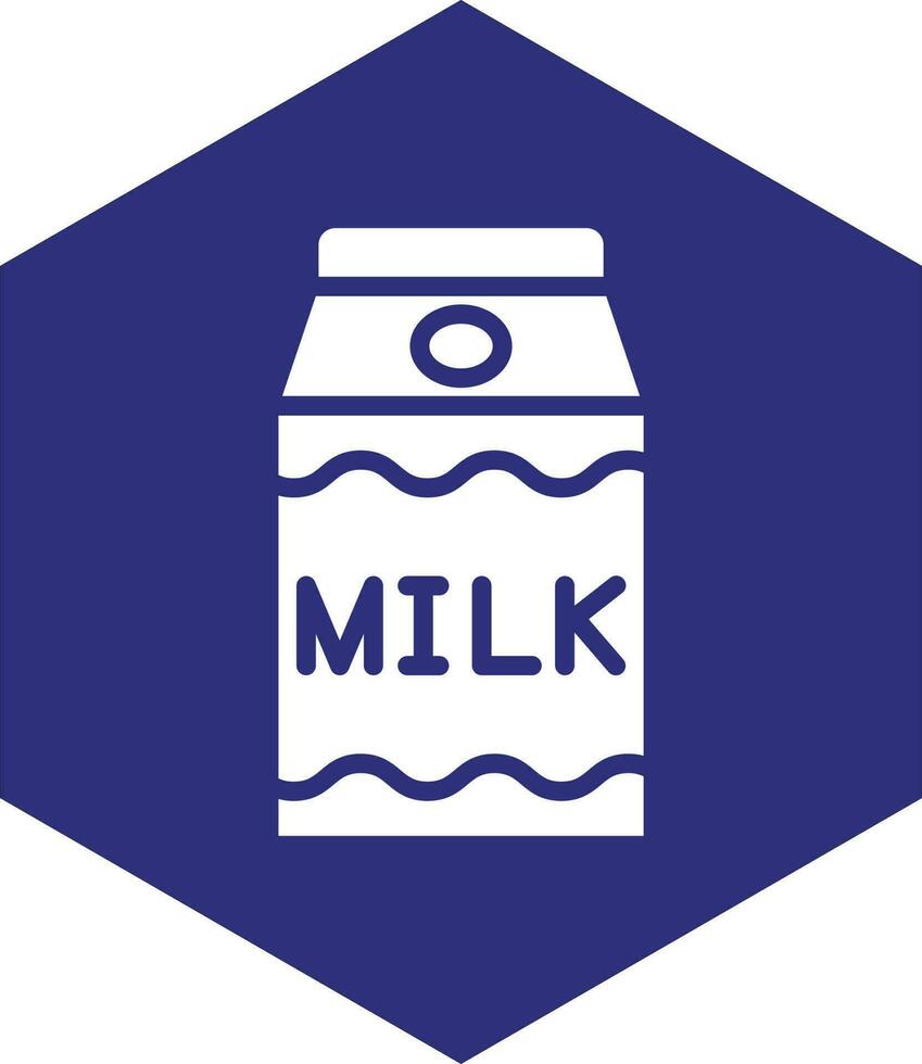 latte scatola di cartone vettore icona design