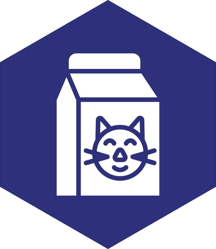 gatto cibo vettore icona design