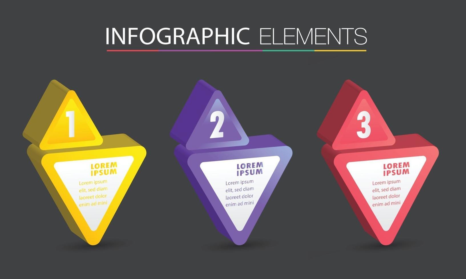 modello di casella di testo moderna, infografica banner vettore