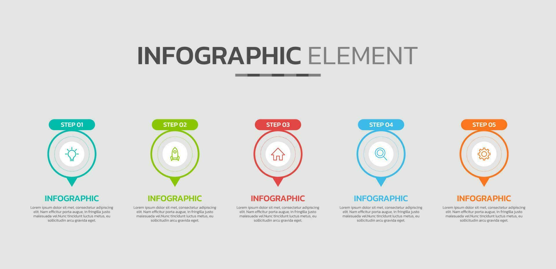 creativo Infografica design modello vettore