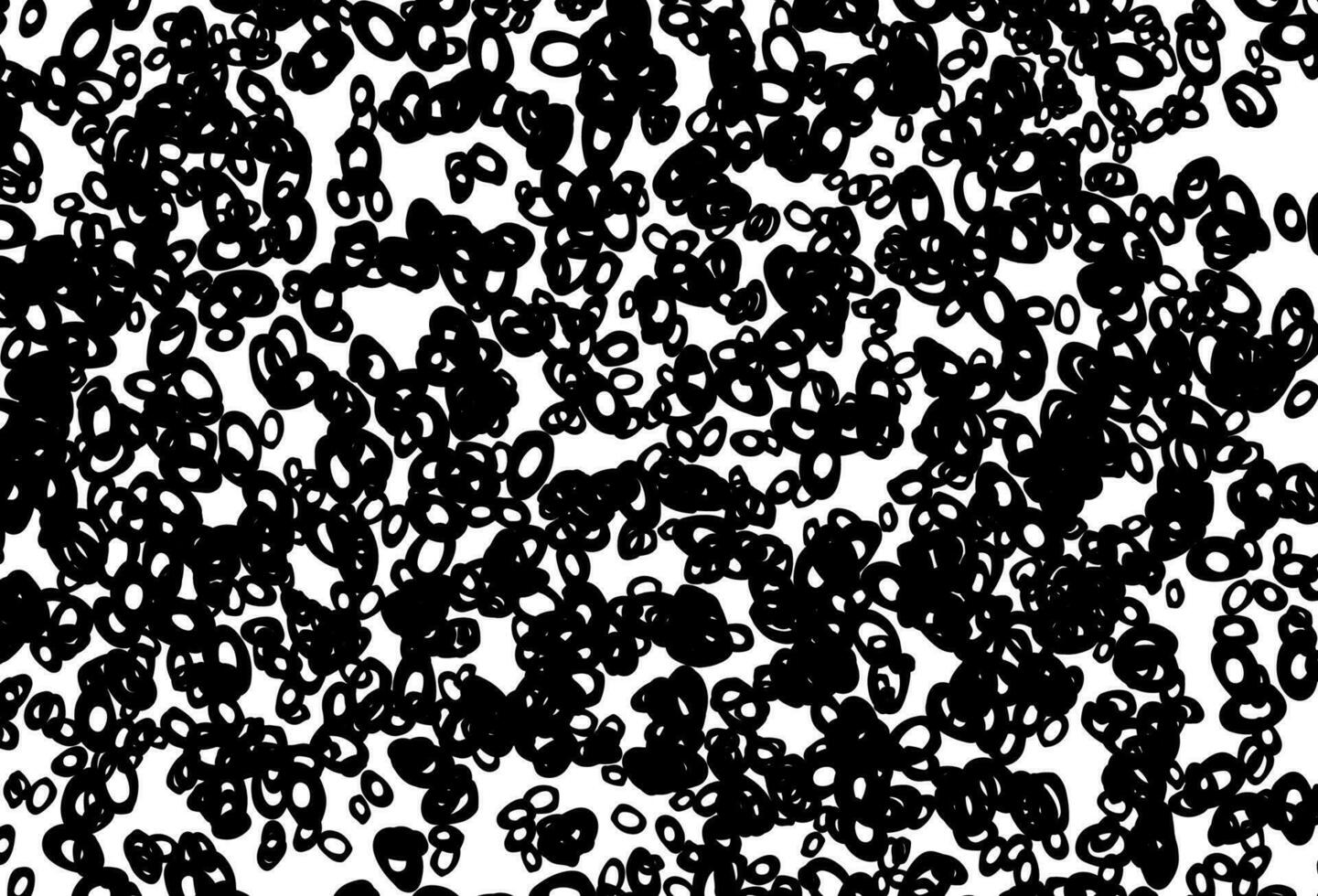 modello vettoriale in bianco e nero con cerchi.