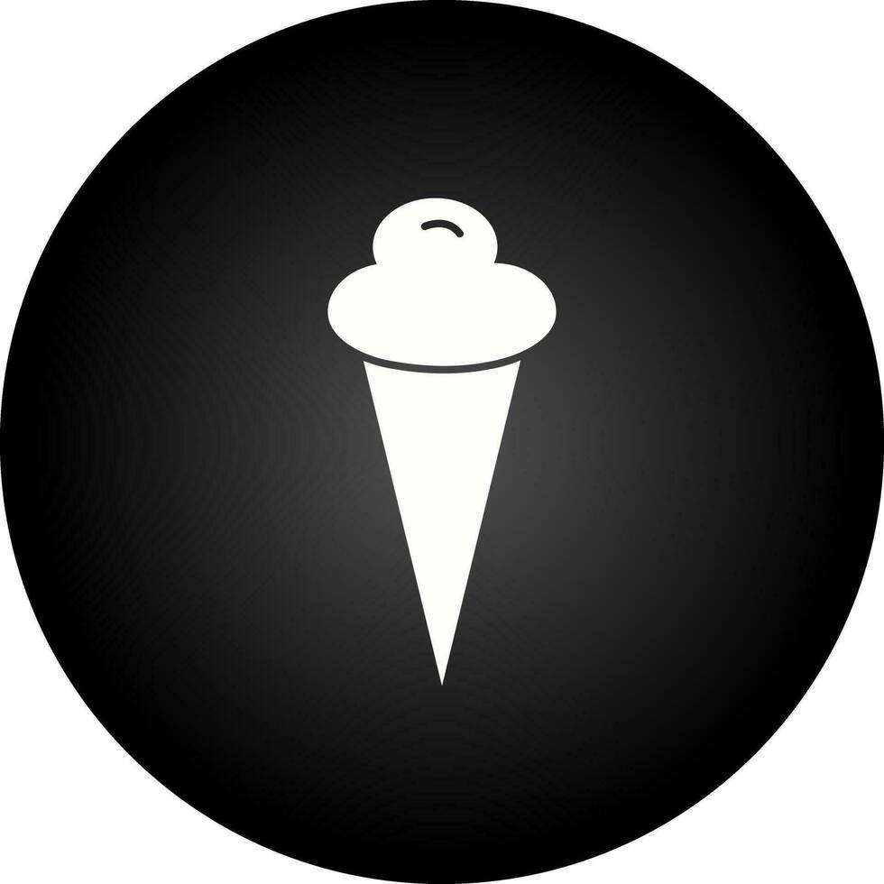 gelato cono vettore icona