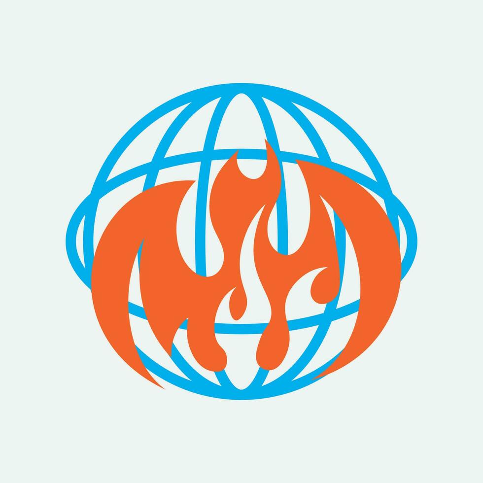 geotermico fonte logo illustrazione vettore