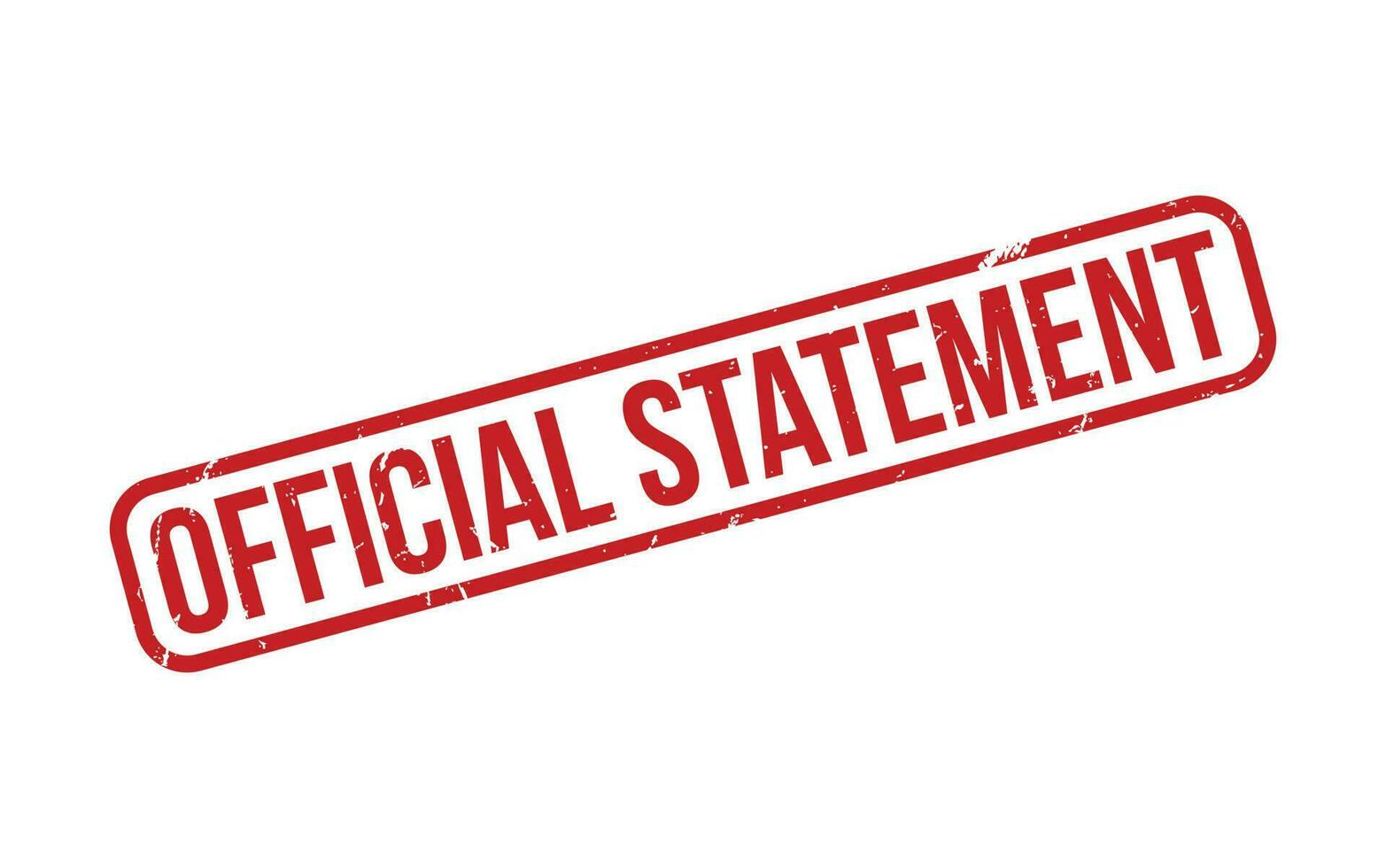 rosso ufficiale dichiarazione gomma da cancellare francobollo foca vettore