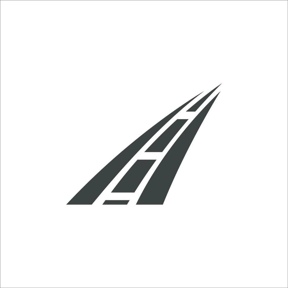 strada logo modello vettore