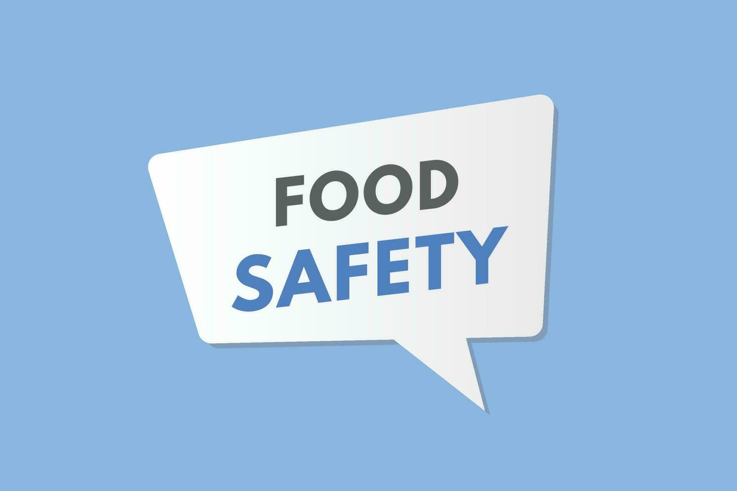cibo sicurezza testo pulsante. cibo sicurezza cartello icona etichetta etichetta ragnatela pulsanti vettore