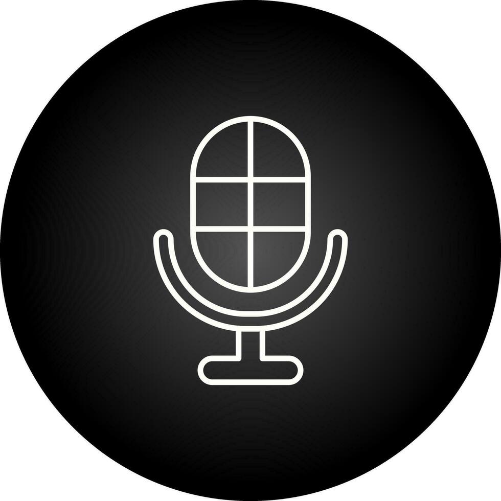 icona del microfono vettoriale