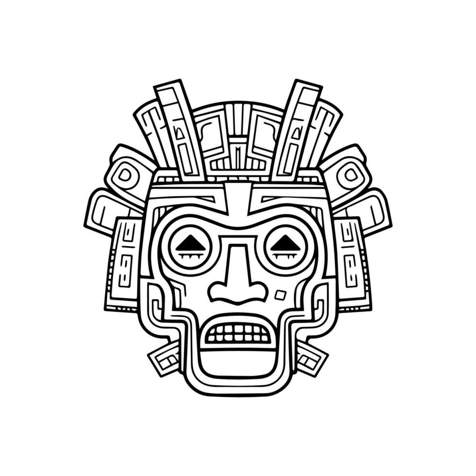 viaggio per antico volte con nostro travolgente azteco illustrazioni. queste sbalorditivo opere d'arte catturare il spirito di Questo affascinante civiltà vettore