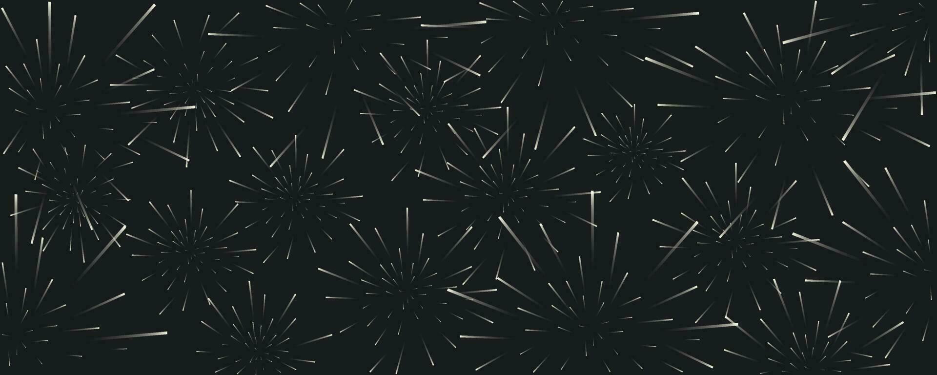 Festival fuochi d'artificio. fuochi d'artificio bandiera e tradizionale celebrazione sfondo. vettore illustrazione