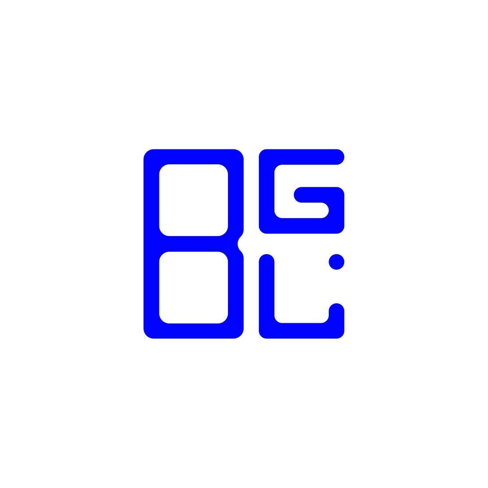 bgl lettera logo creativo design con vettore grafico, bgl semplice e moderno logo.