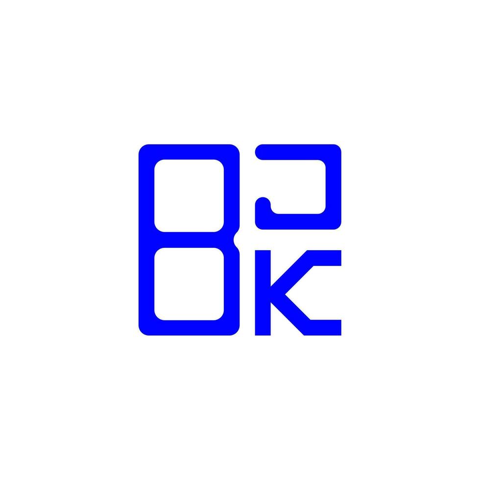bjk lettera logo creativo design con vettore grafico, bjk semplice e moderno logo.