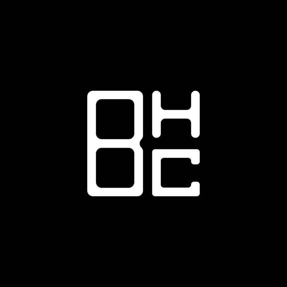 bhc lettera logo creativo design con vettore grafico, bhc semplice e moderno logo.
