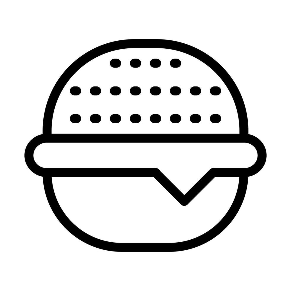 disegno dell'icona di fast food vettore