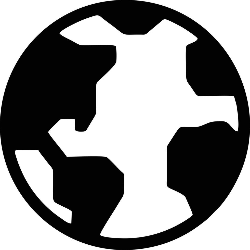 globo pianeta terra icona simbolo vettore Immagine. illustrazione di il mondo globale vettore design. eps 10