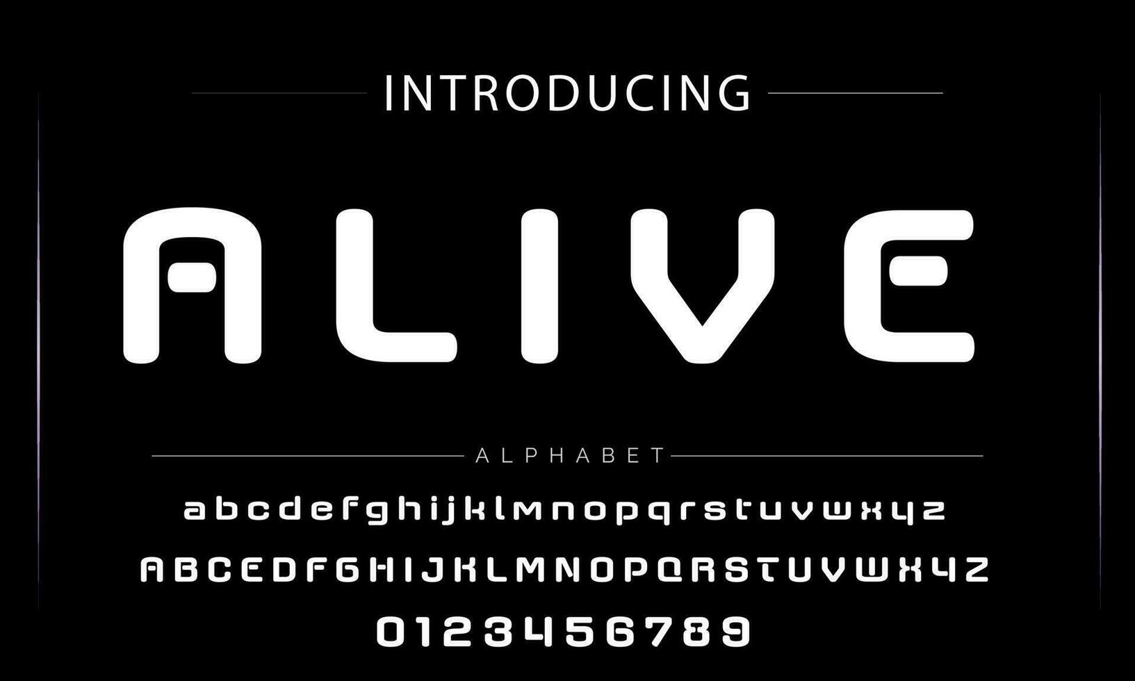 gli sport minimo Tech font lettera impostare. lusso vettore carattere tipografico per azienda. moderno gioco font logo design.