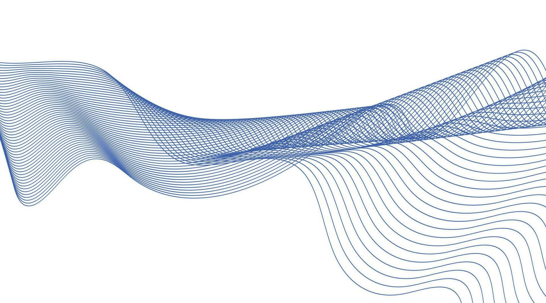 lusso linea sfondo vettore. curva onda senza soluzione di continuità modello. linea arte a strisce grafico modello. vettore illustrazione