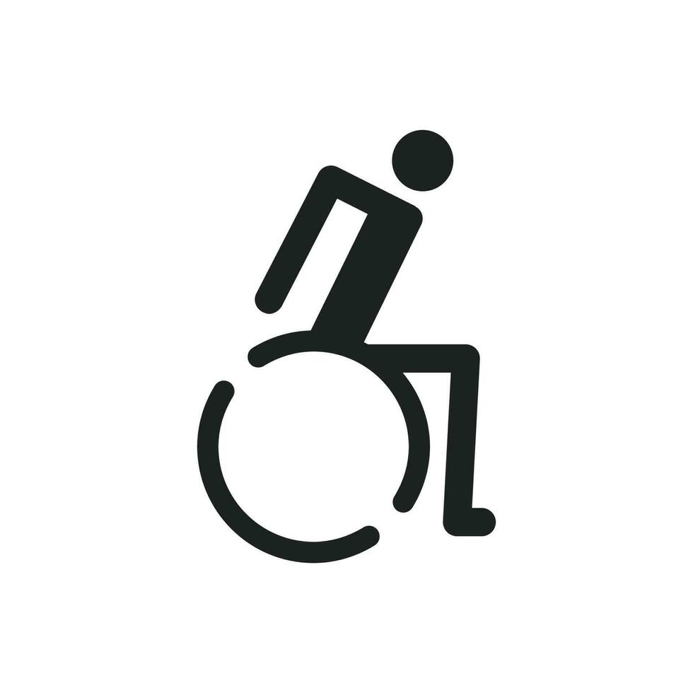 Disabilitato icona vettore design illustrazione