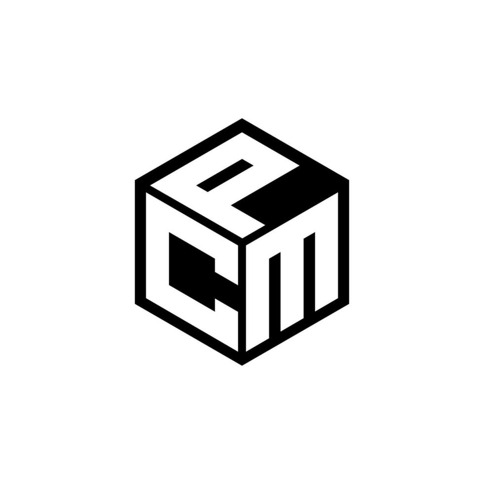 cmp lettera logo design nel illustrazione. vettore logo, calligrafia disegni per logo, manifesto, invito, eccetera.