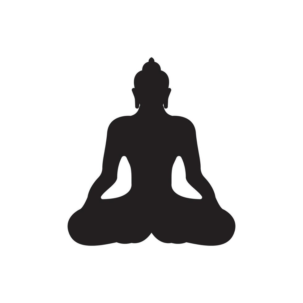 Budda icona. vettore illustrazione logo modello.