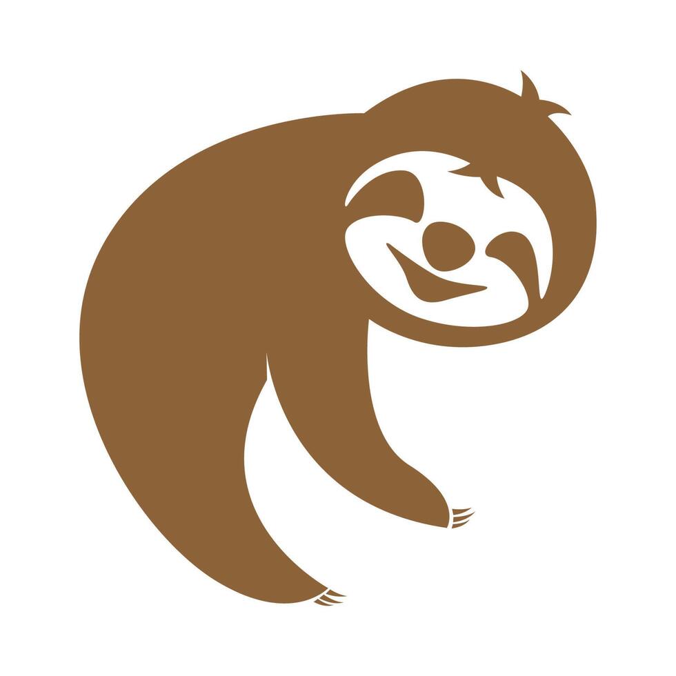 bradipo icona logo design vettore