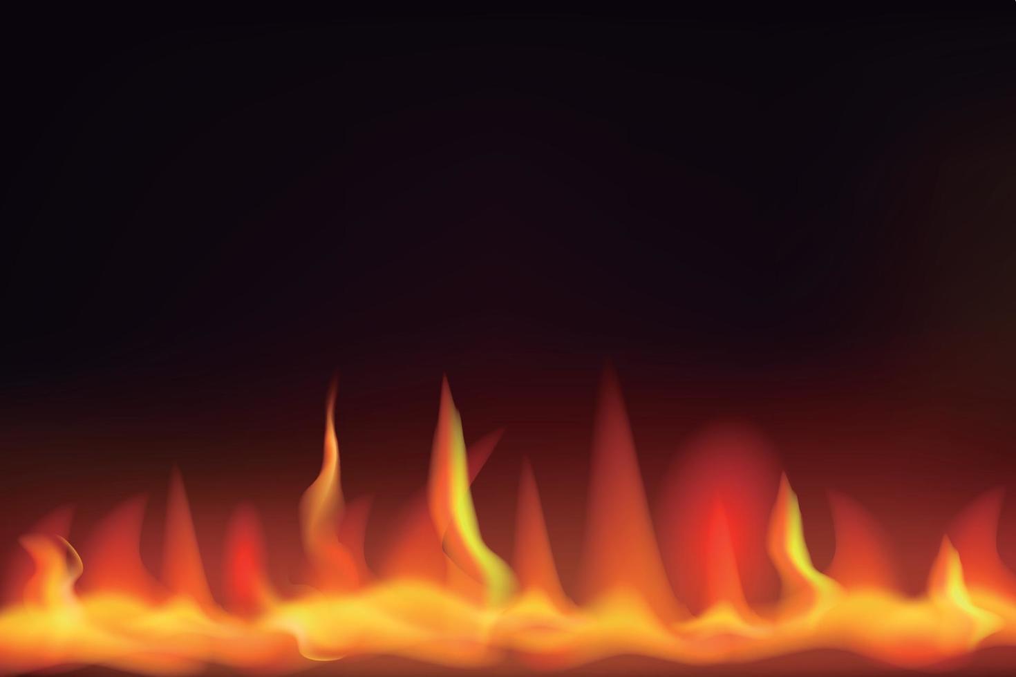sfondo di fiamme di fuoco vettore