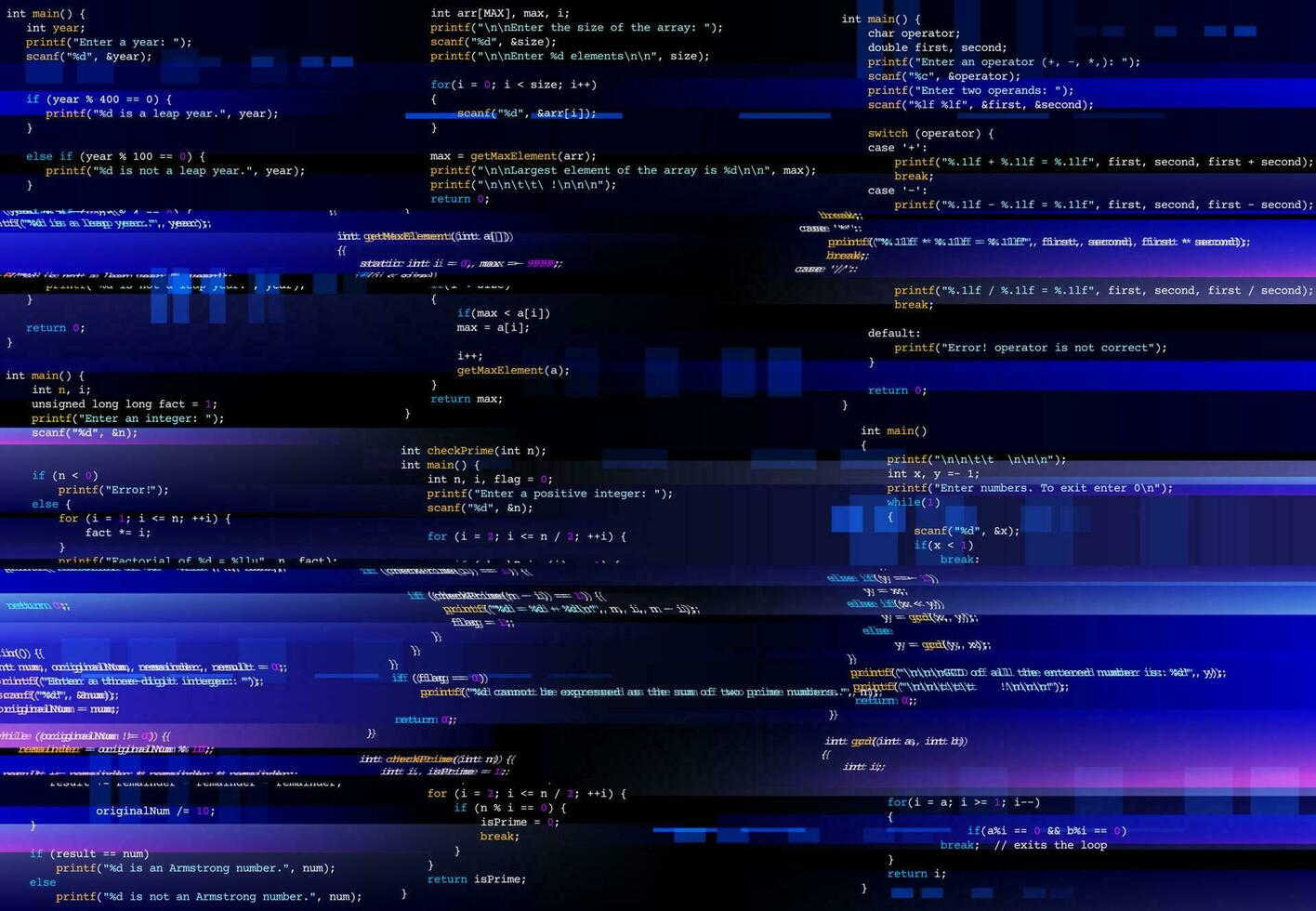 computer schermo, problema tecnico nel programmazione codice vettore