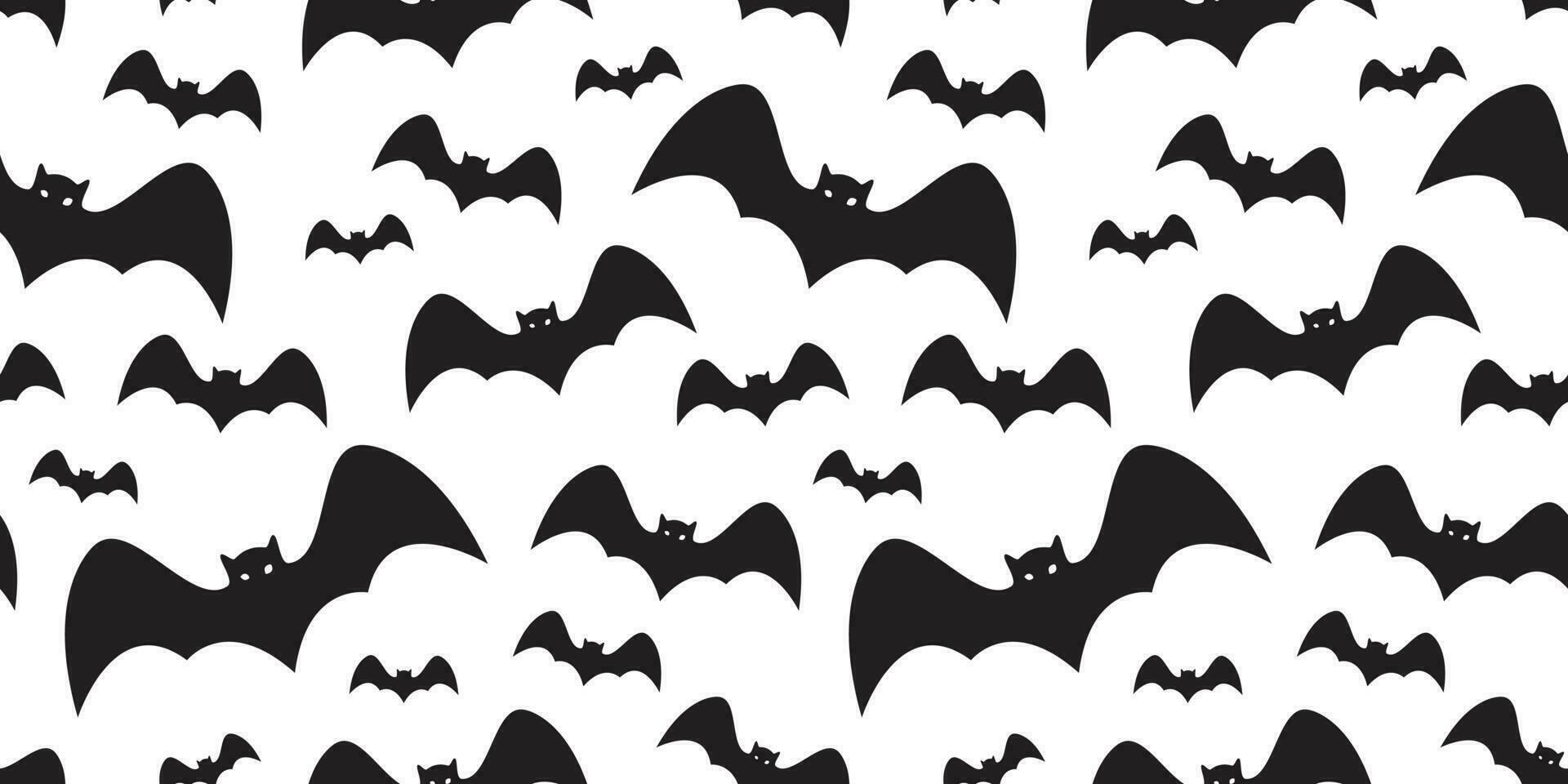 pipistrello senza soluzione di continuità modello Halloween vettore sciarpa isolato dracula fantasma gregge illustrazione piastrella sfondo sfondo