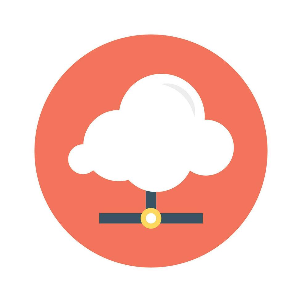 nube condivisione vettore piatto icona stile illustrazione. eps 10