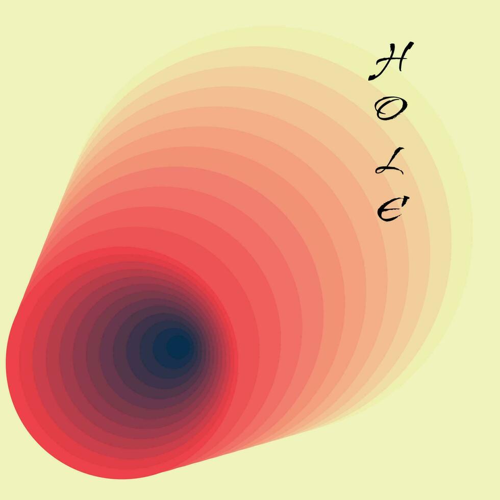 astratto buco sfondo con pendenza vettore