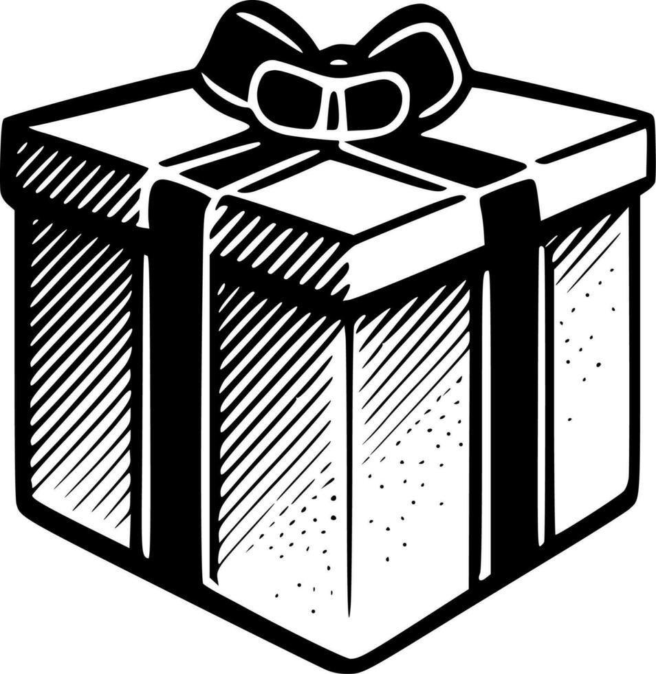 regalo scatola - alto qualità vettore logo - vettore illustrazione ideale per maglietta grafico