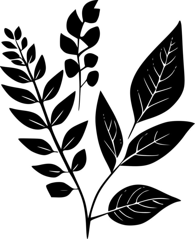 le foglie - alto qualità vettore logo - vettore illustrazione ideale per maglietta grafico