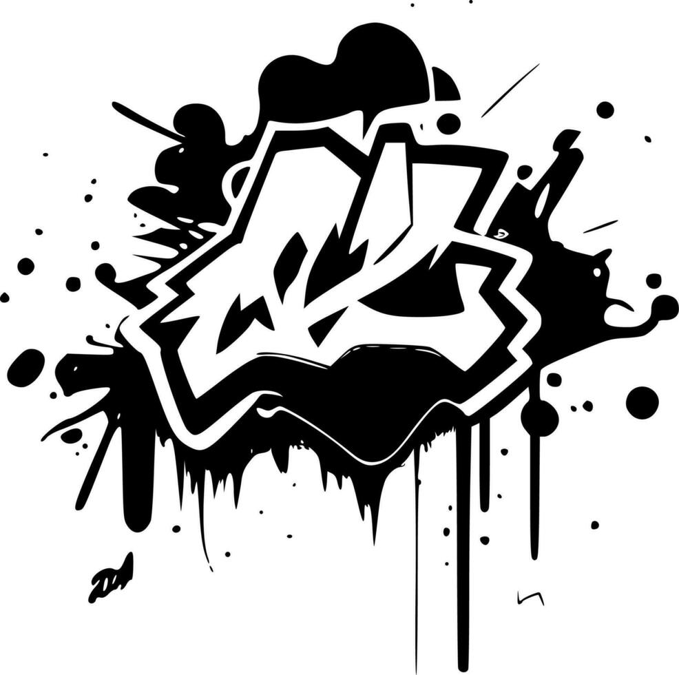 graffiti - alto qualità vettore logo - vettore illustrazione ideale per maglietta grafico
