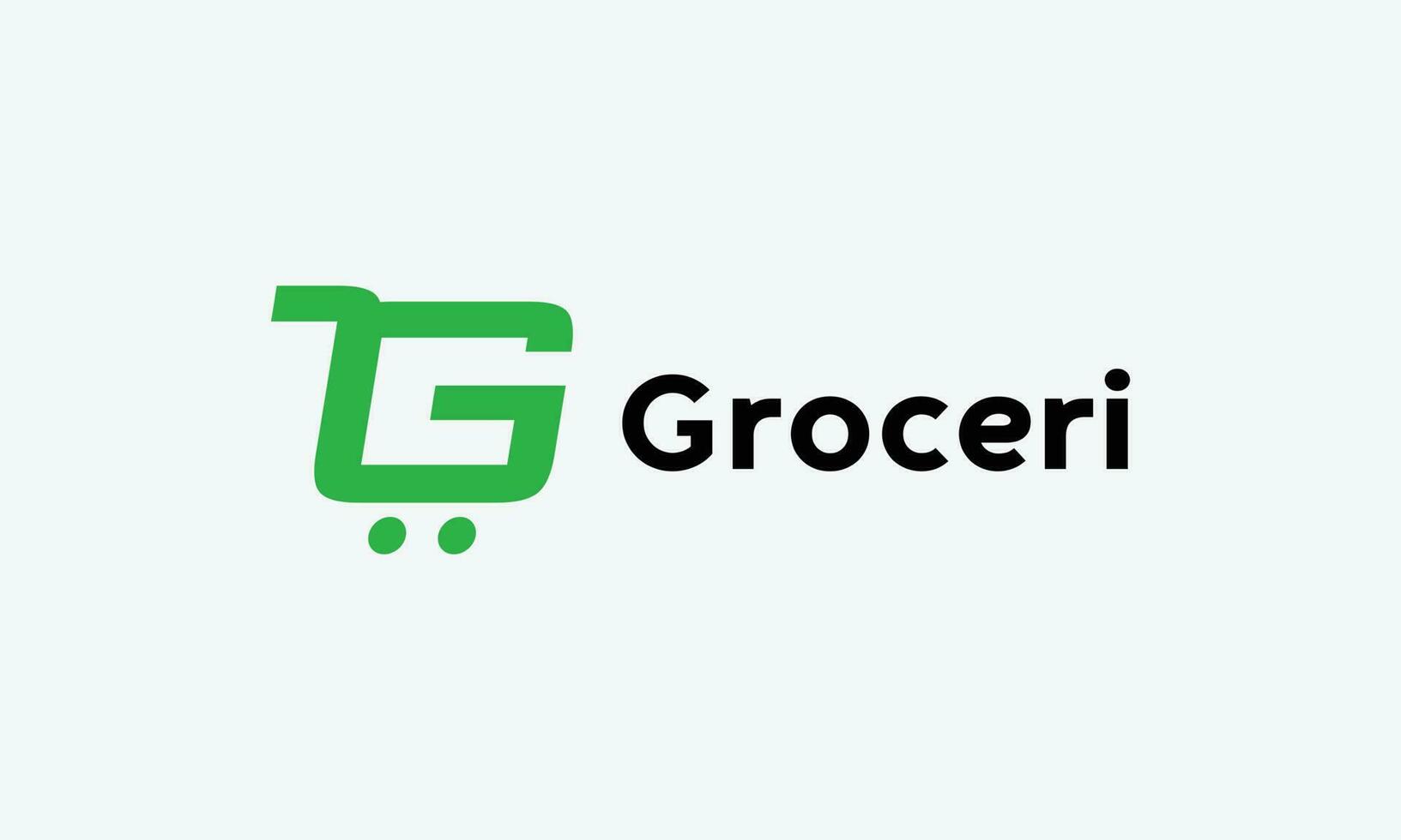 logo vettore shopping carrello lettera g font alfabeto logotipo minimalista design acquistare vendere Al dettaglio memorizzare e commercio mercato commercio consegna sconto prezzo centro commerciale moda negozio marca Internet Al dettaglio vendita