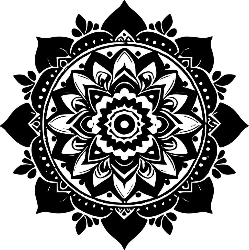 mandala - alto qualità vettore logo - vettore illustrazione ideale per maglietta grafico